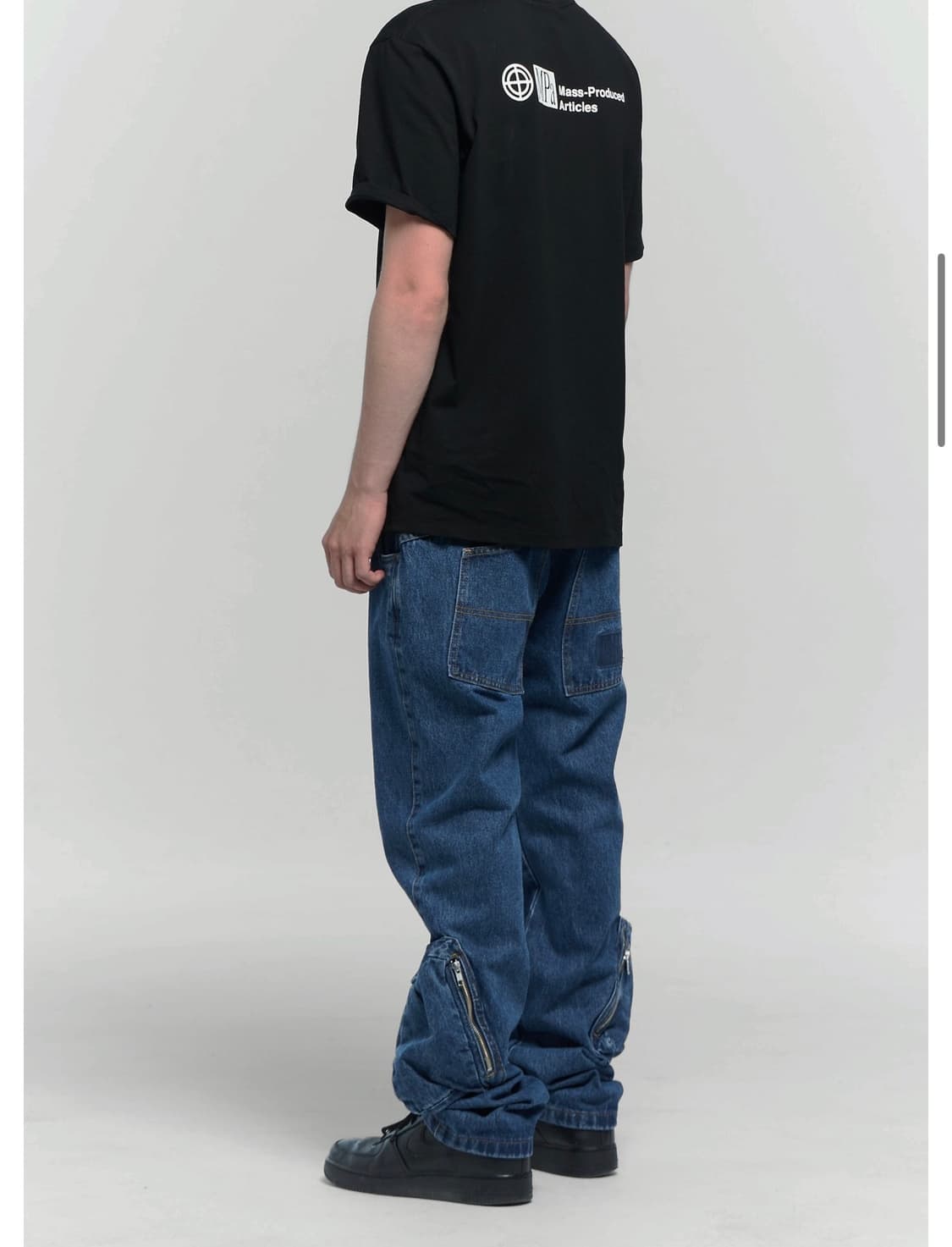 [S] 플라스틱 프로덕트 MPa ANKLE CARGO PANTS BLUE 상품이미지6