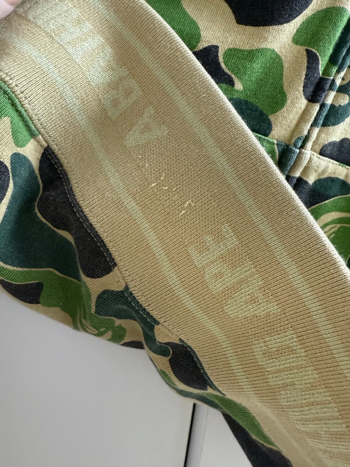 베이프 후드집업 녹계 상품이미지4