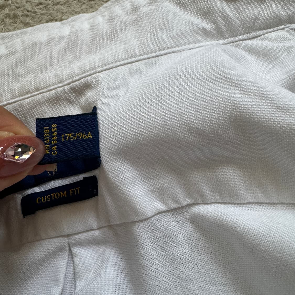 폴로 커스텀핏 옥스포드 남방 M 상품이미지4