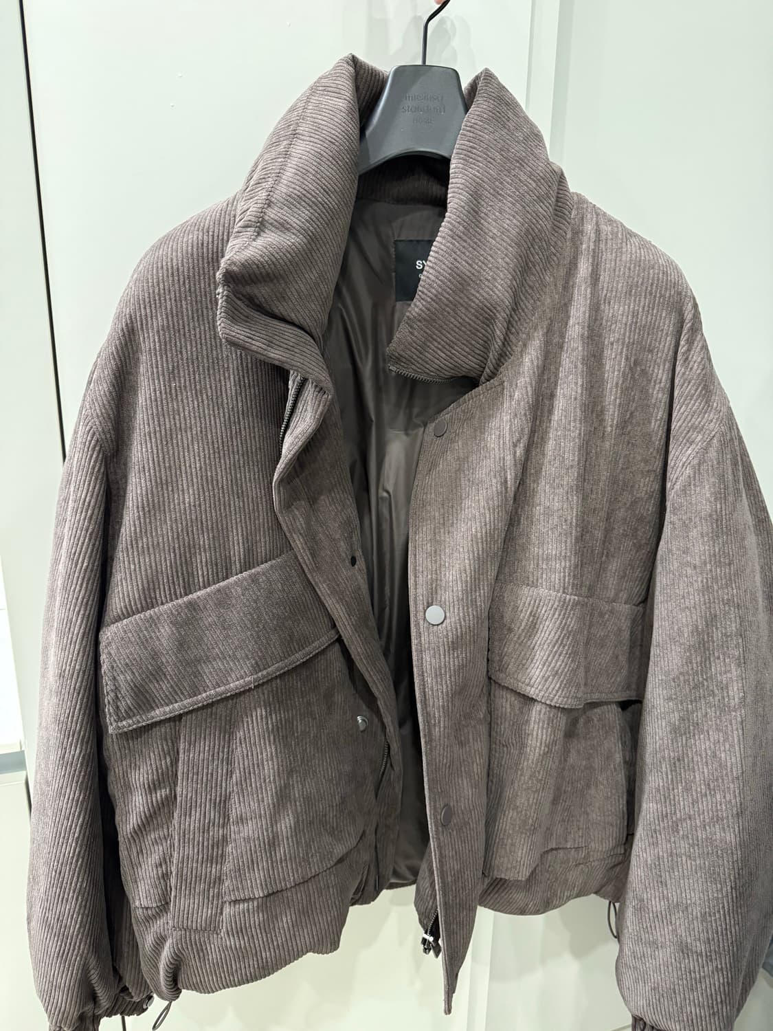 시스템옴므 코듀로이 구스다운 95 상품이미지2