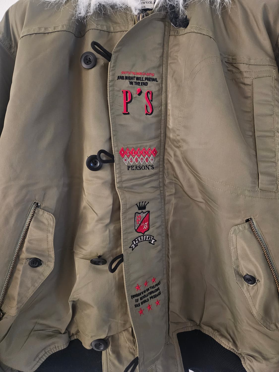 퍼슨스 Person's 숏 점퍼 상품이미지3