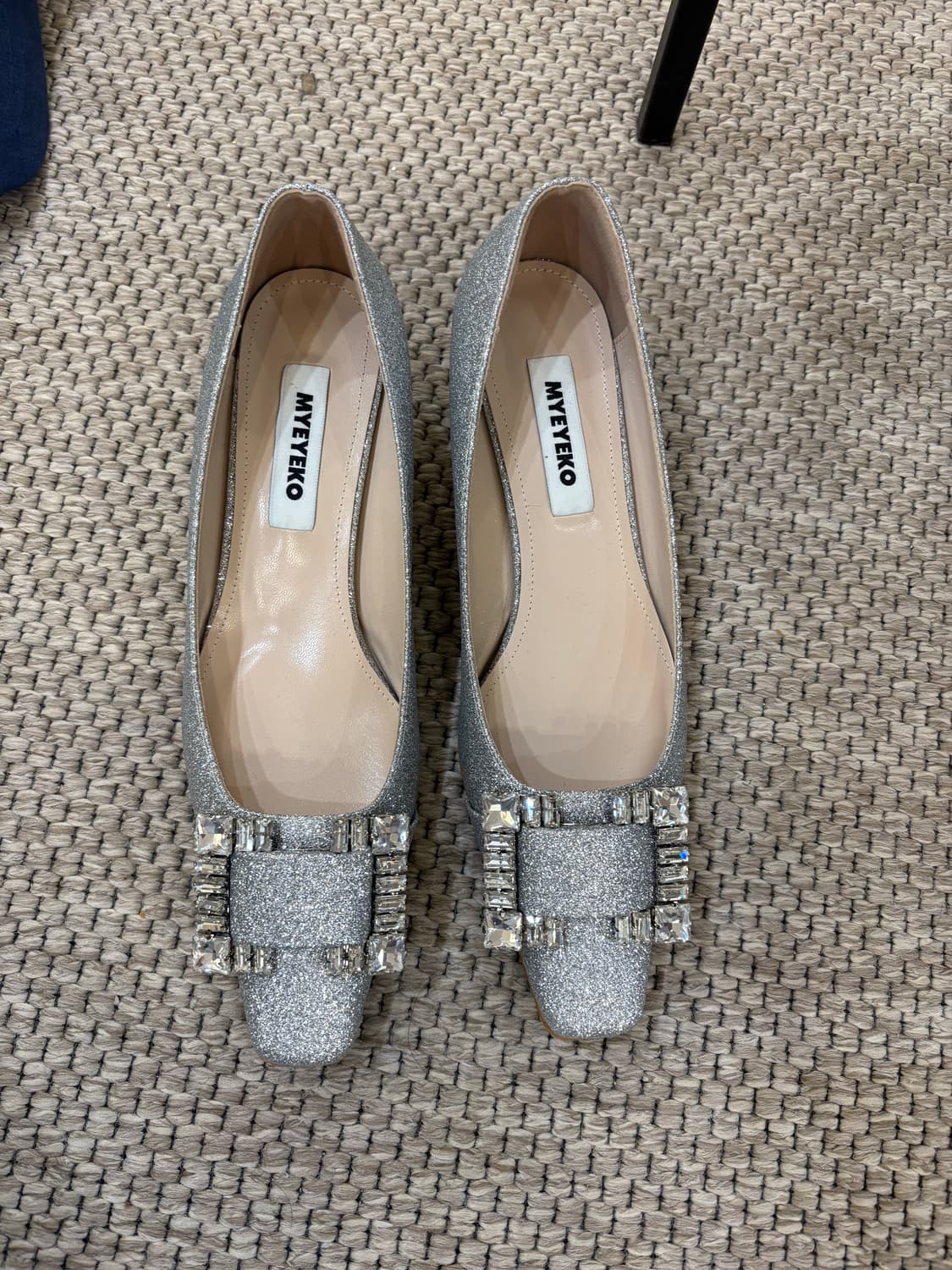 마이아이코 구두 실버 250 새상품 상품이미지1