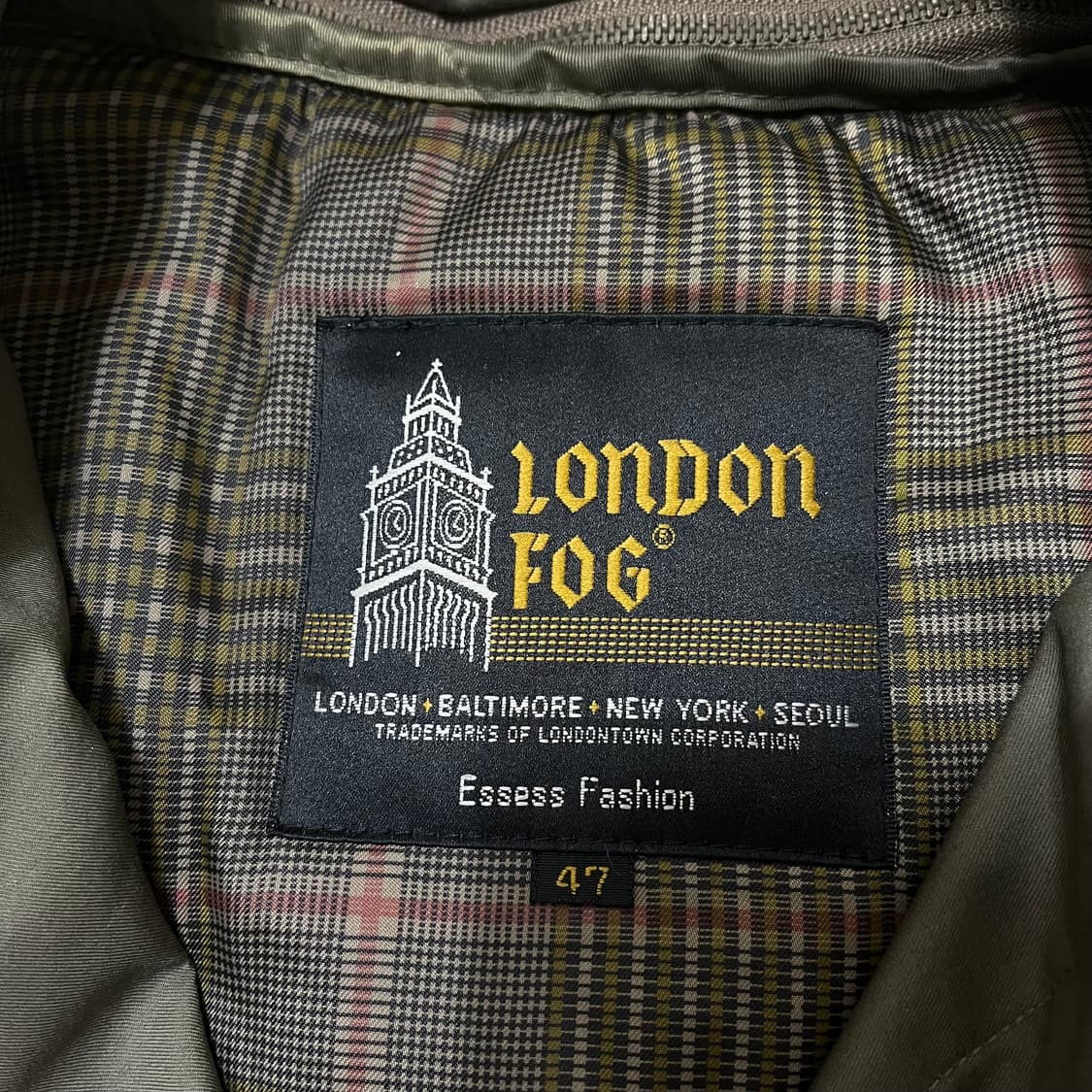 런던포그 남성 내피 벨트 트렌치코트 47 상품이미지4