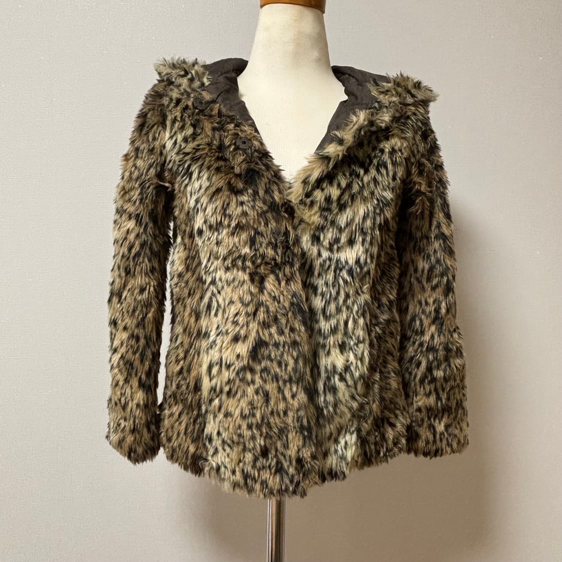 호피 퍼 재킷 상품이미지1