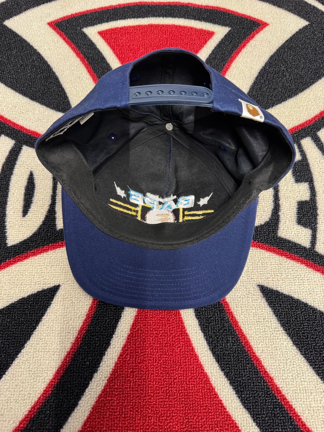 베이프 비지 워크 나인티 쓰리 스냅백 블루 상품이미지5