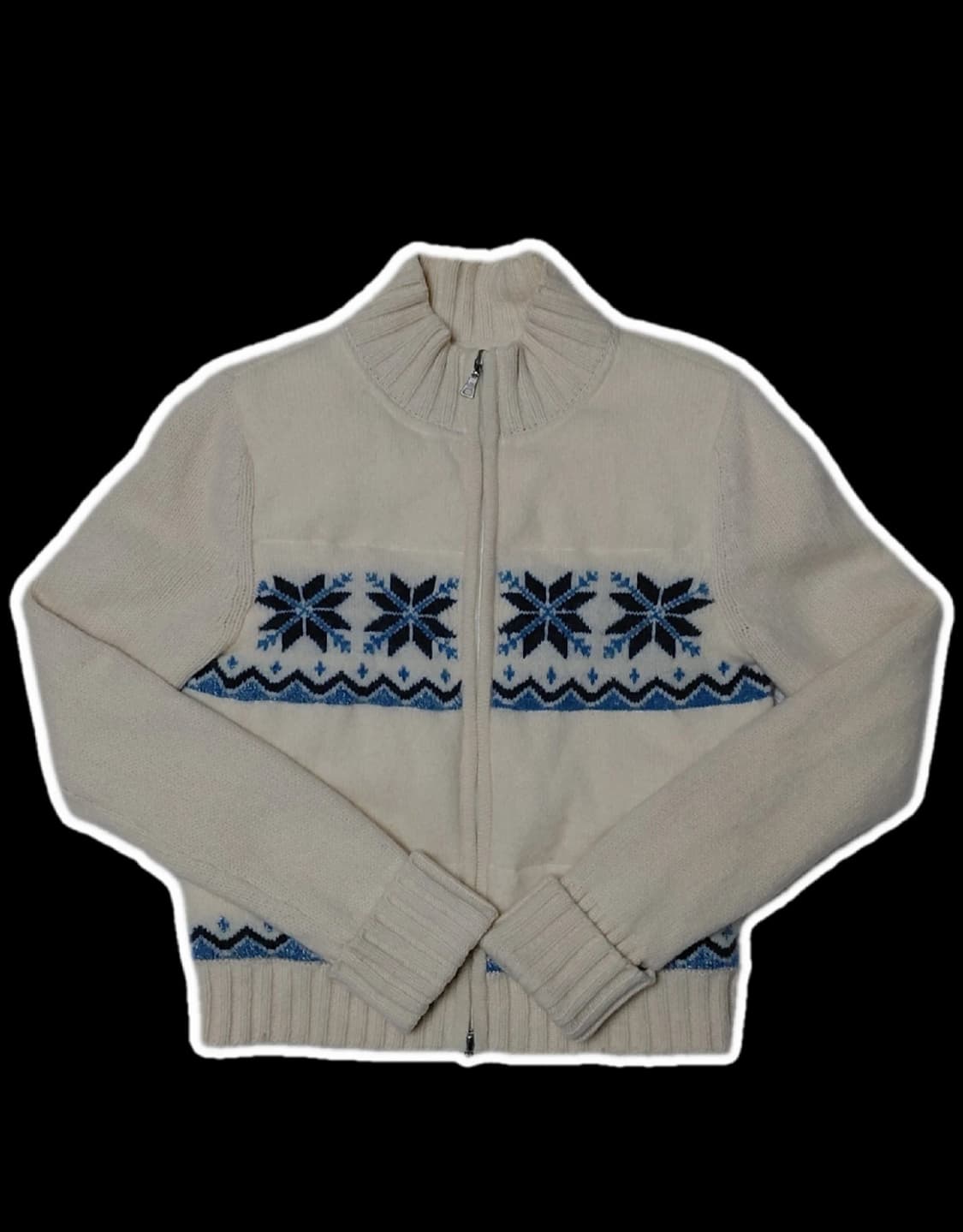 The Scotch House 눈꽃 니트 집업 38 (S) 상품이미지1