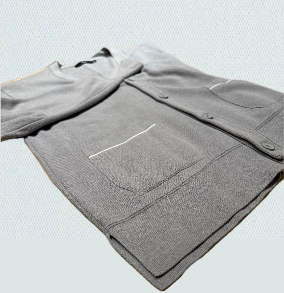 EZIO 이지오 그레이 니트 가디건 100사이즈 상품이미지3