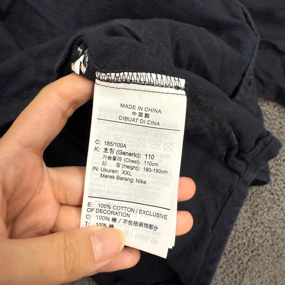 [ 정품/XXL ] 나이키 SB 플란넬 스케이트 카라 셔츠 긴팔티 상품이미지6