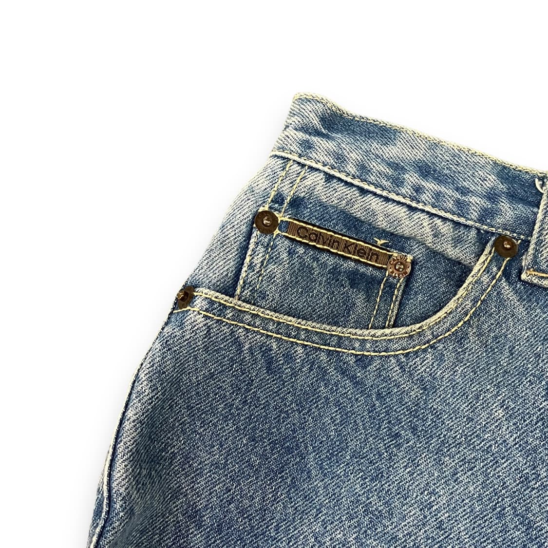 캘빈클라인 데님 와이드 팬츠 상품이미지4