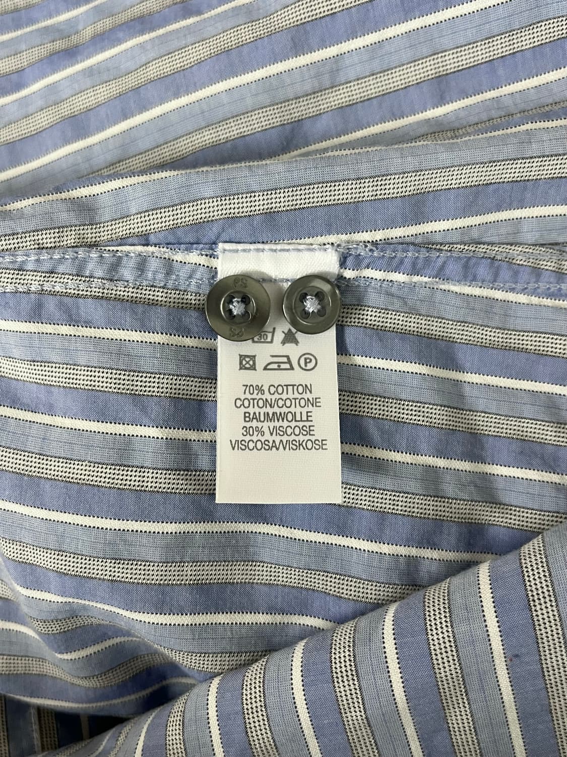 L) 폴스미스 스트라이프 셔츠 블루 상품이미지5