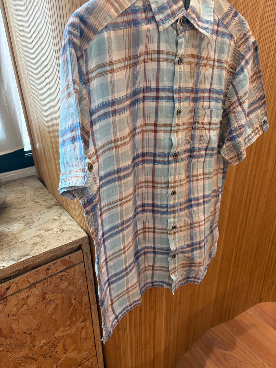 North Coast Linen Check Shirt 상품이미지1