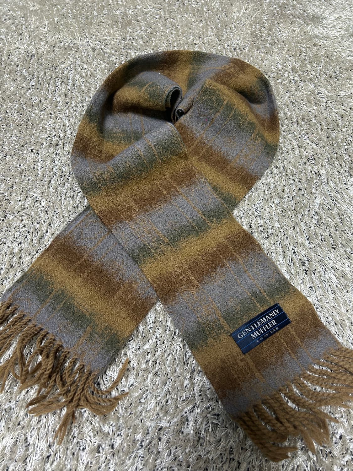 일제 젠틀맨 울 머플러 상품이미지1