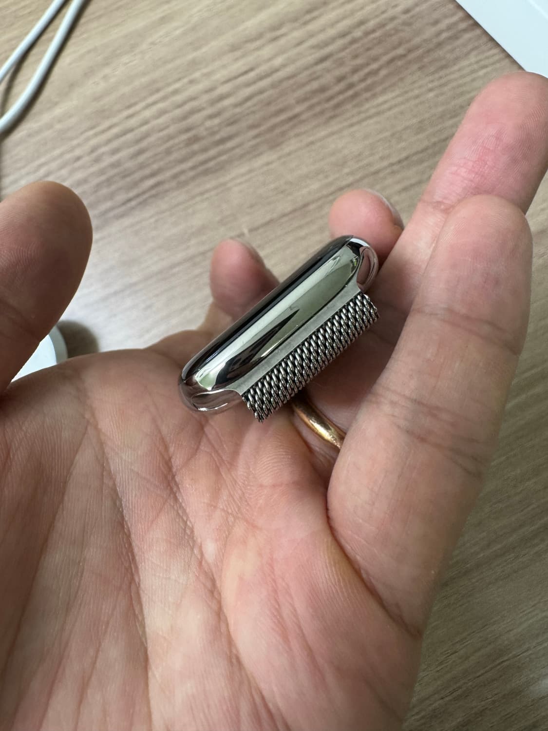 애플워치 10 티타늄 내추럴 46mm 밀레니즈루프 + 애캐플 상품이미지5