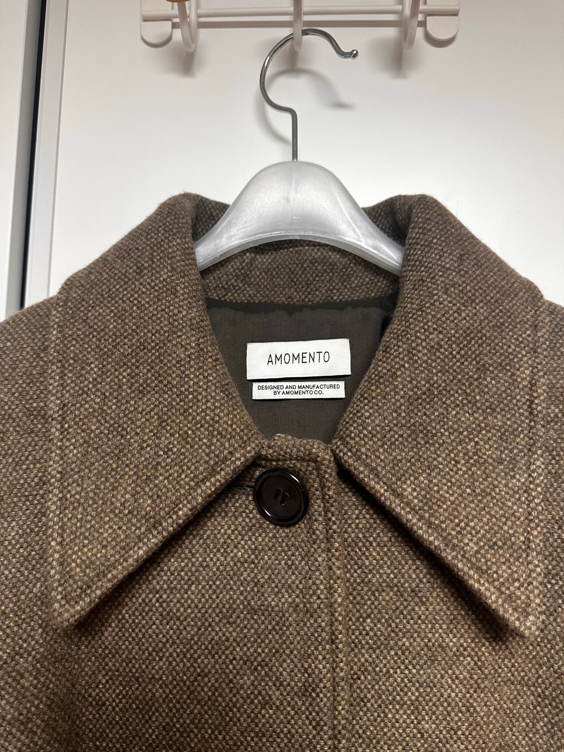 아모멘토 크롭 울 코트 상품이미지3