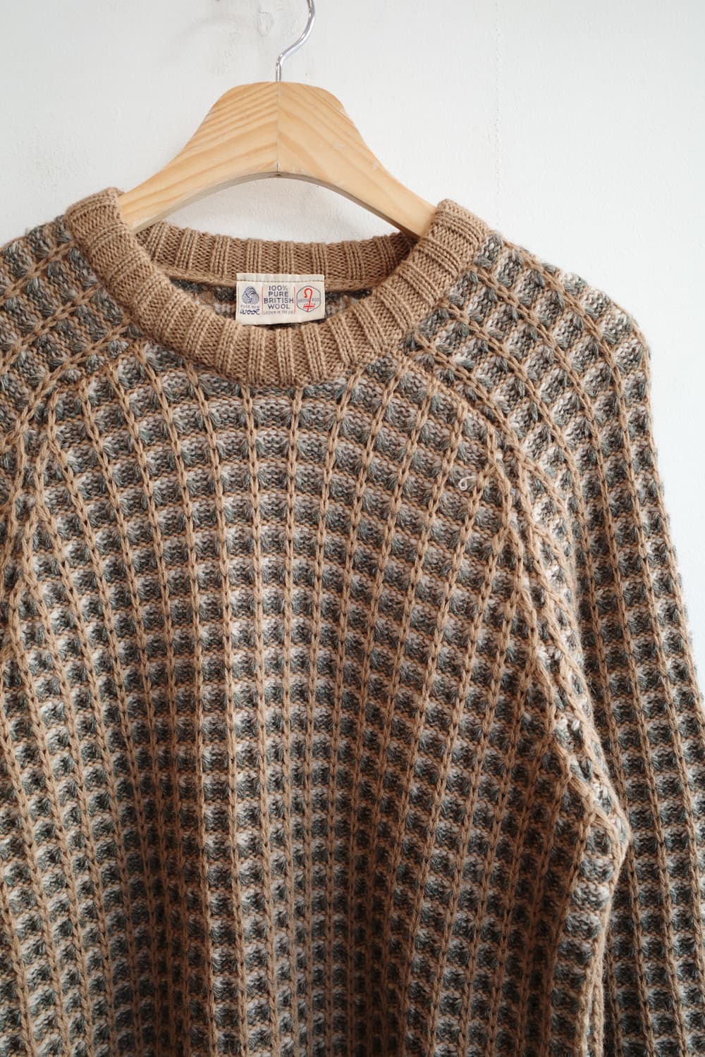 BRITISH WOOL 100 빈티지 니트 상품이미지1