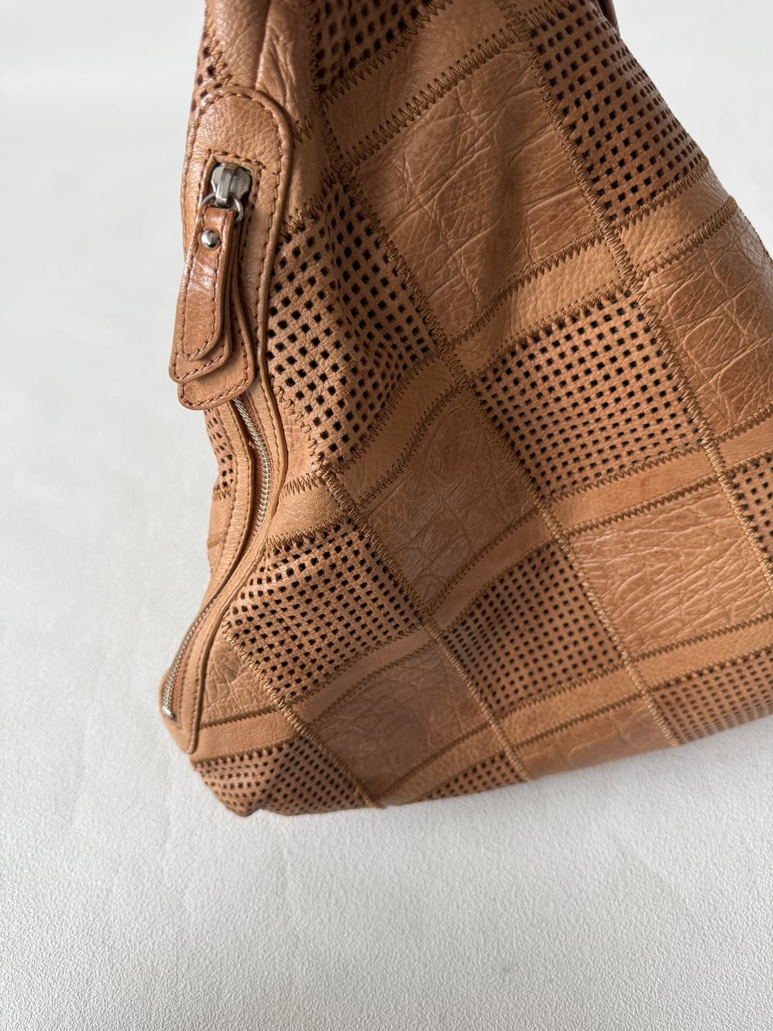 Pre owned 패치워크 레더 숄더백 상품이미지5