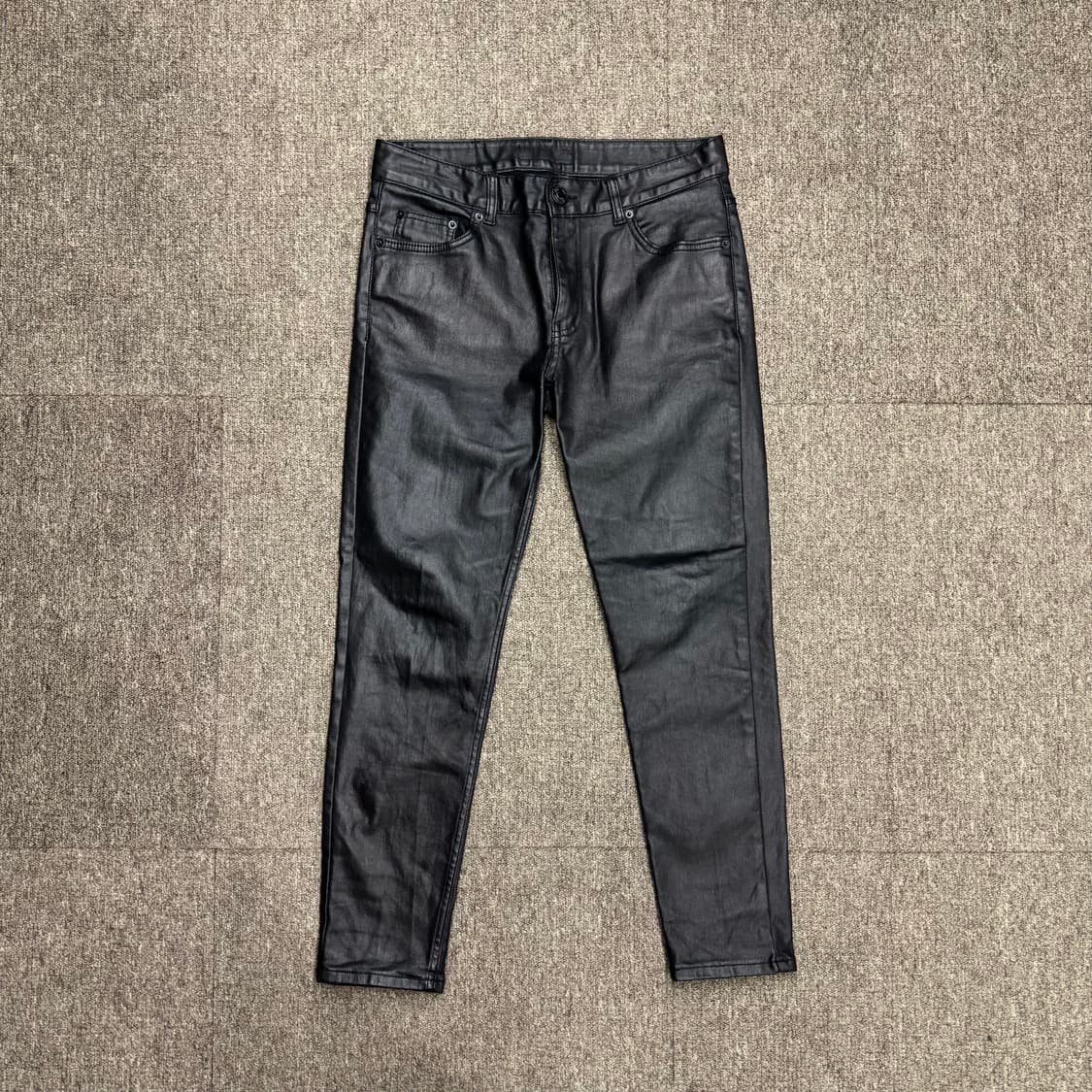 블랙 스키니 코팅진 (32)   상품이미지1