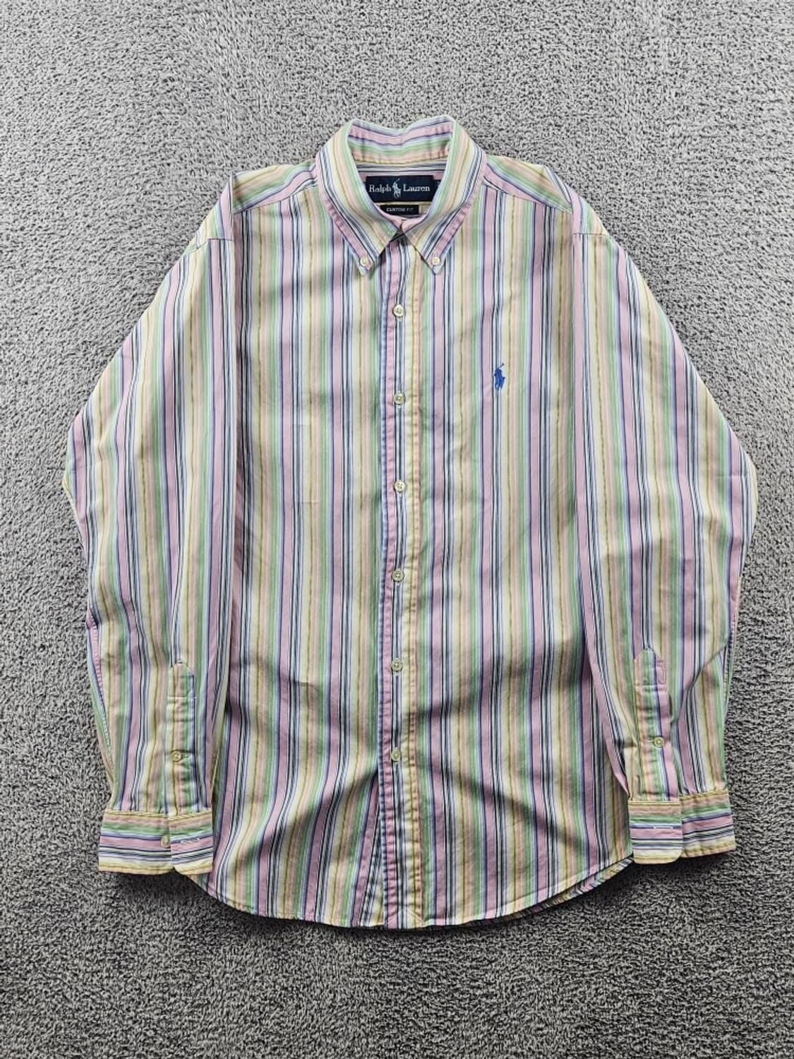 폴로랄프로렌 멀티컬러 스트라이프 커스텀핏 셔츠 ( M추정 )/ 11008 상품이미지2