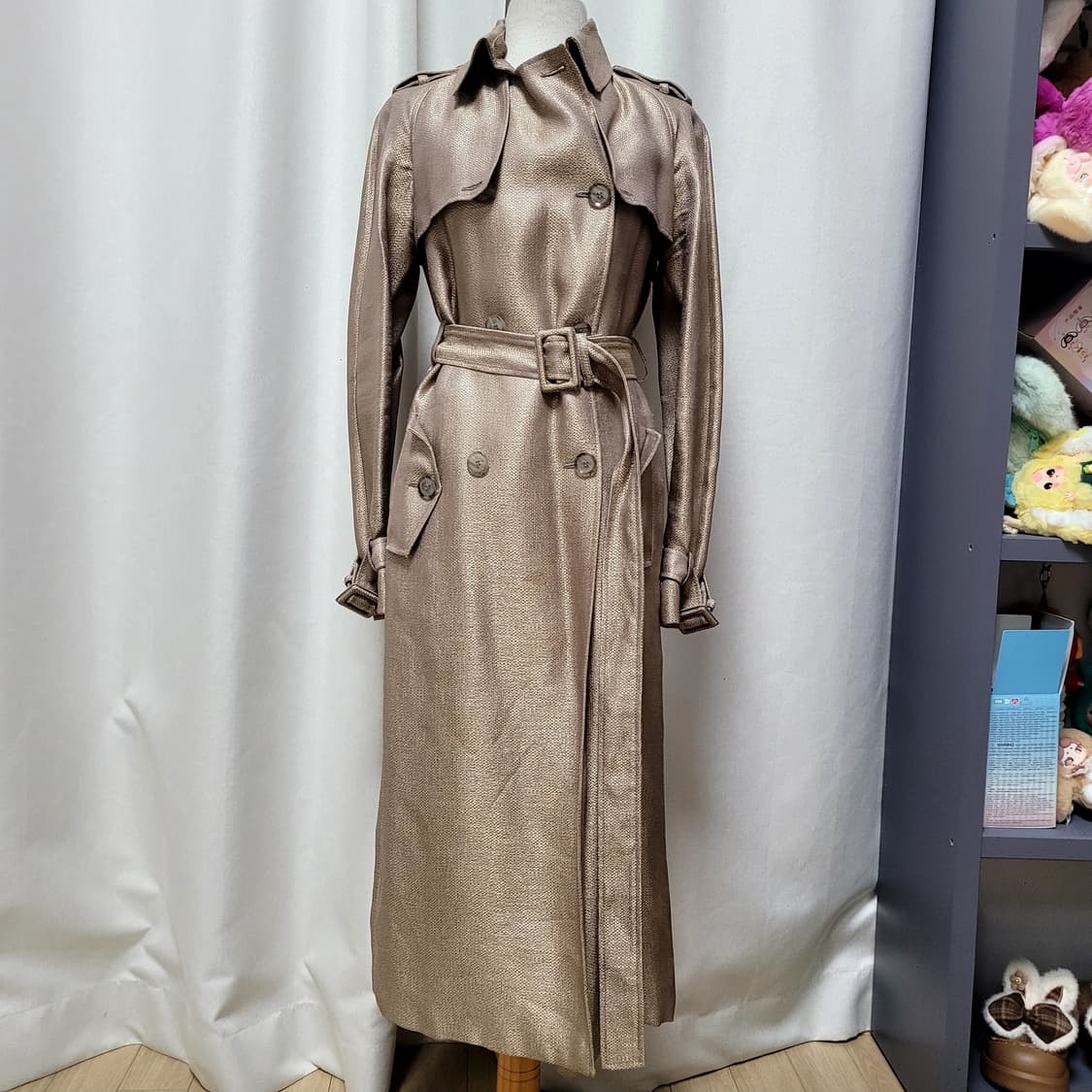 구찌 실크 트렌지코트 상품이미지1