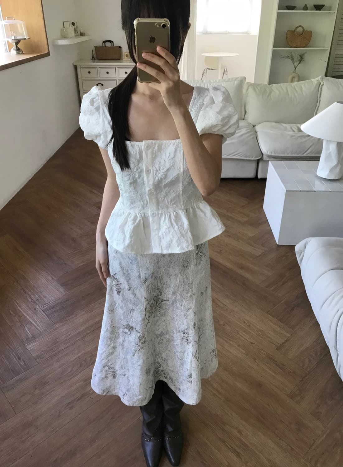 vintage puff blouse 상품이미지8