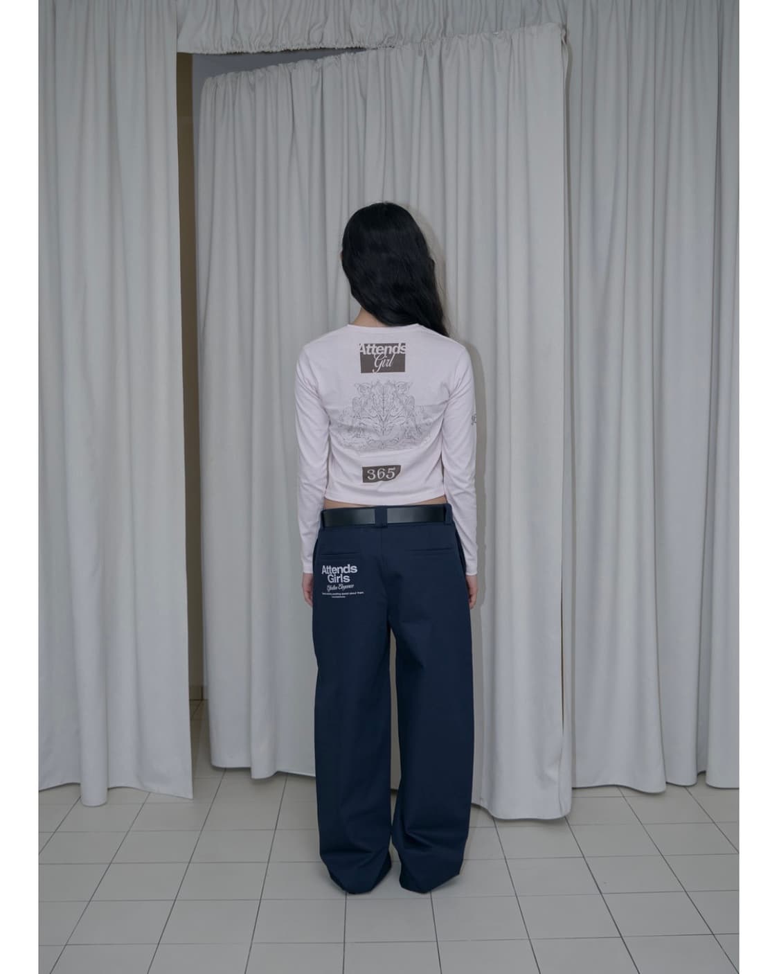 샵어텐즈 걸즈 치노팬츠 네이비 상품이미지1