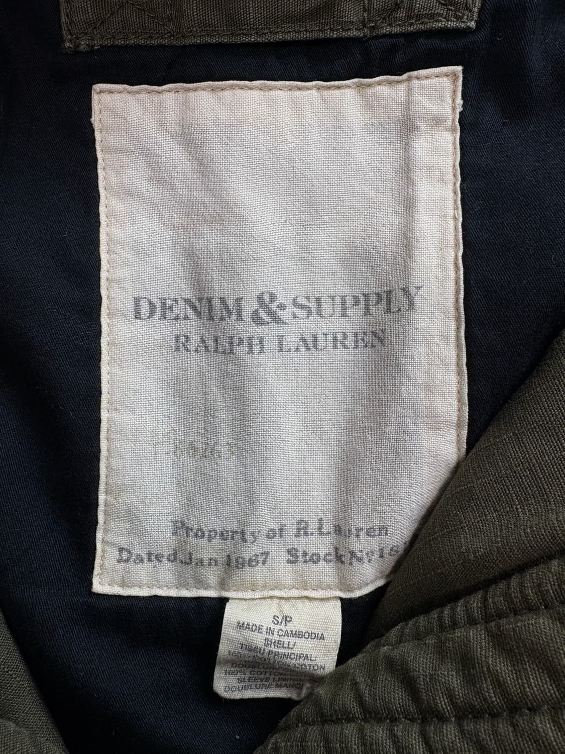 폴로 랄프로렌 데님 앤 서플라이 밀리터리 헌팅 야상 3840 상품이미지4