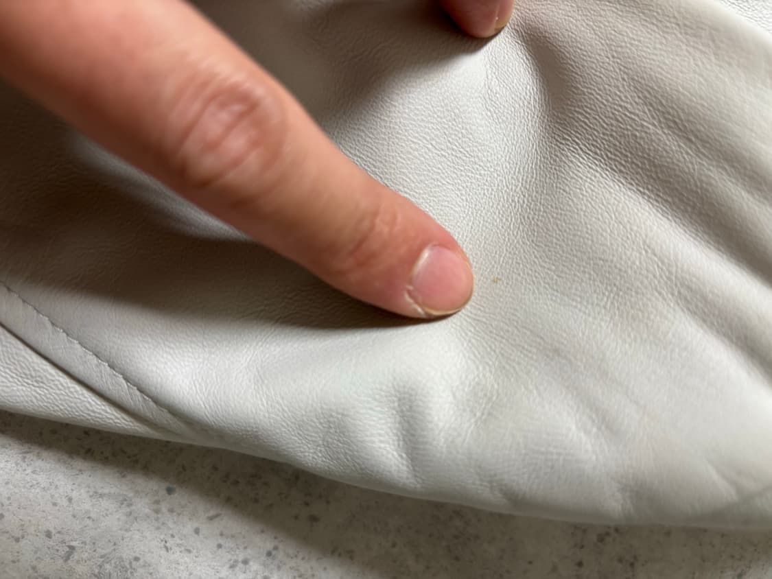 Barassi 화이트 양가죽 자켓 M 상품이미지8