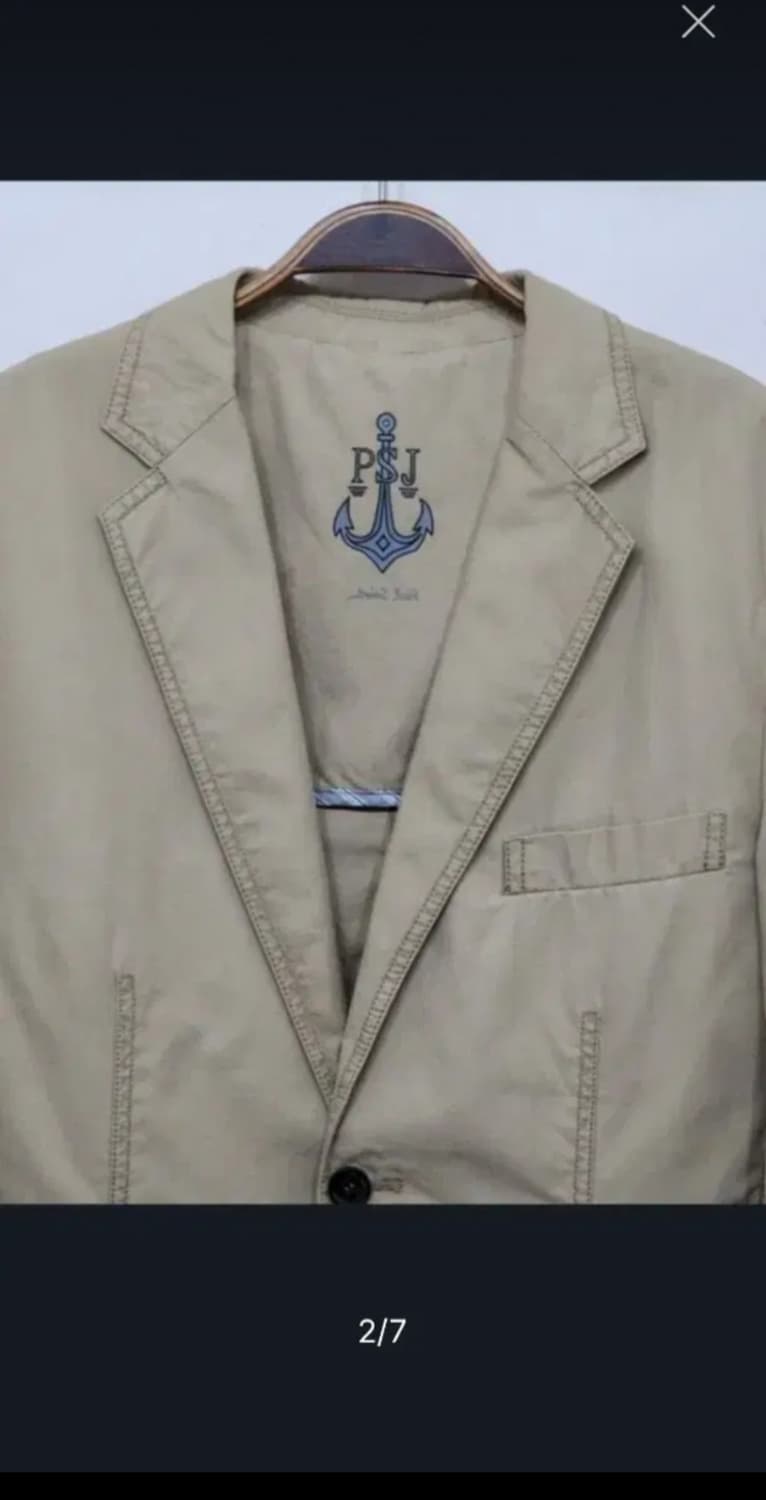 (L) 폴스미스 자켓 베이지 싱글 면자켓 캐주얼  상품이미지2