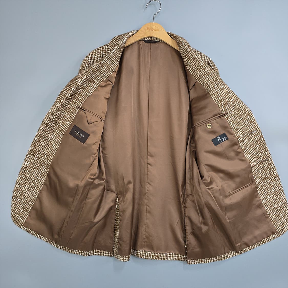 마에스트로(maestro) 헤링본 울 블레이저 자켓 상품이미지5