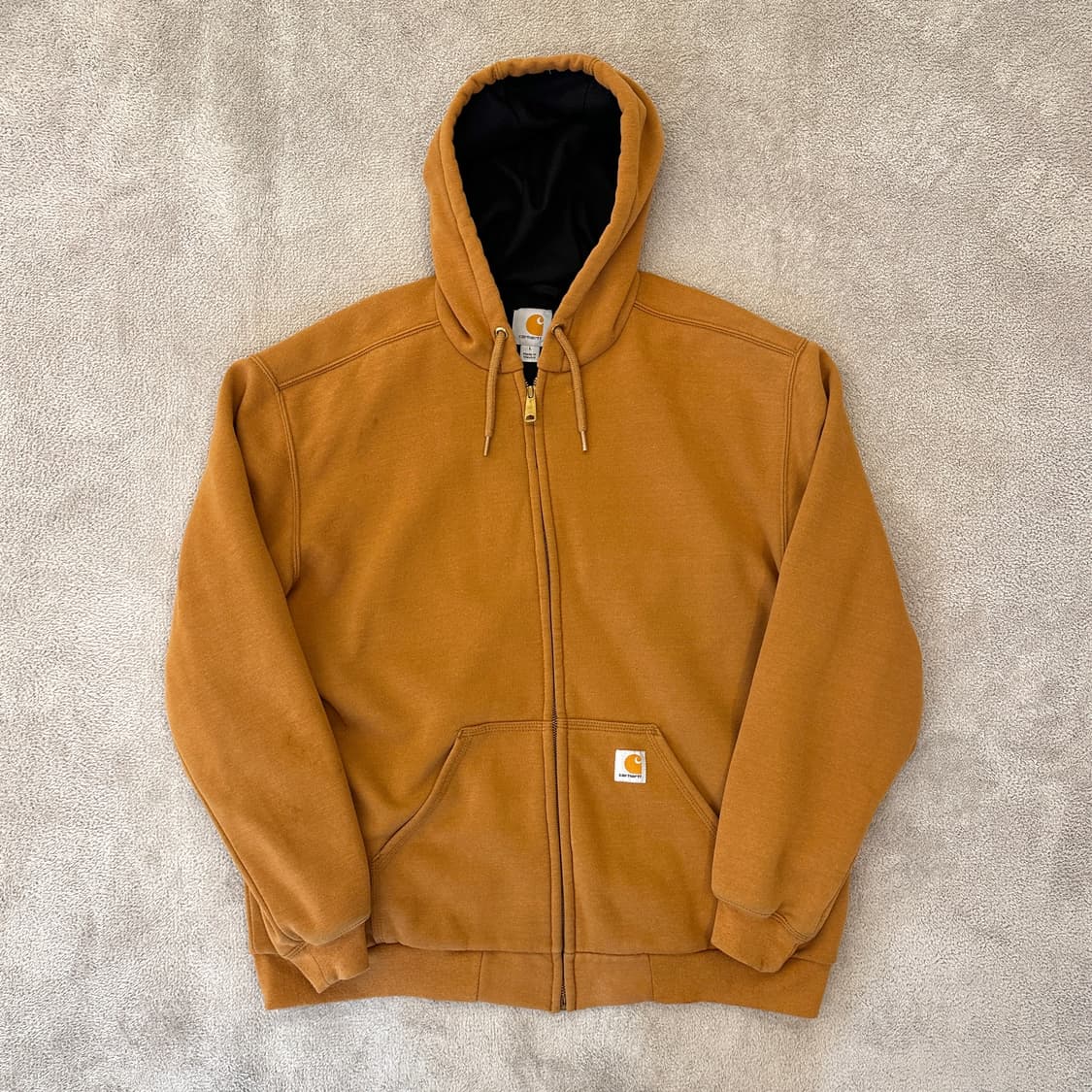 칼하트 써멀 후드집업 브라운 상품이미지1