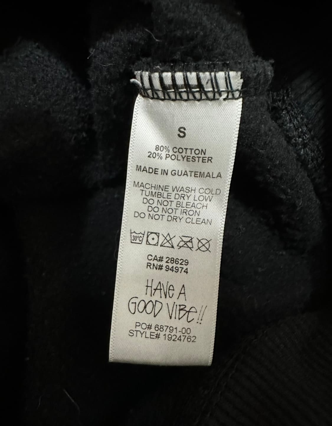 스투시 빅스탁 블랙 후드티 상품이미지7