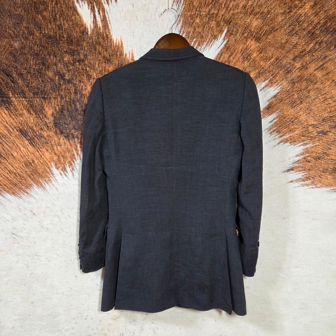 돌체앤가바나 호피안감 네이비 슬림핏 블레이저 자켓 상품이미지4