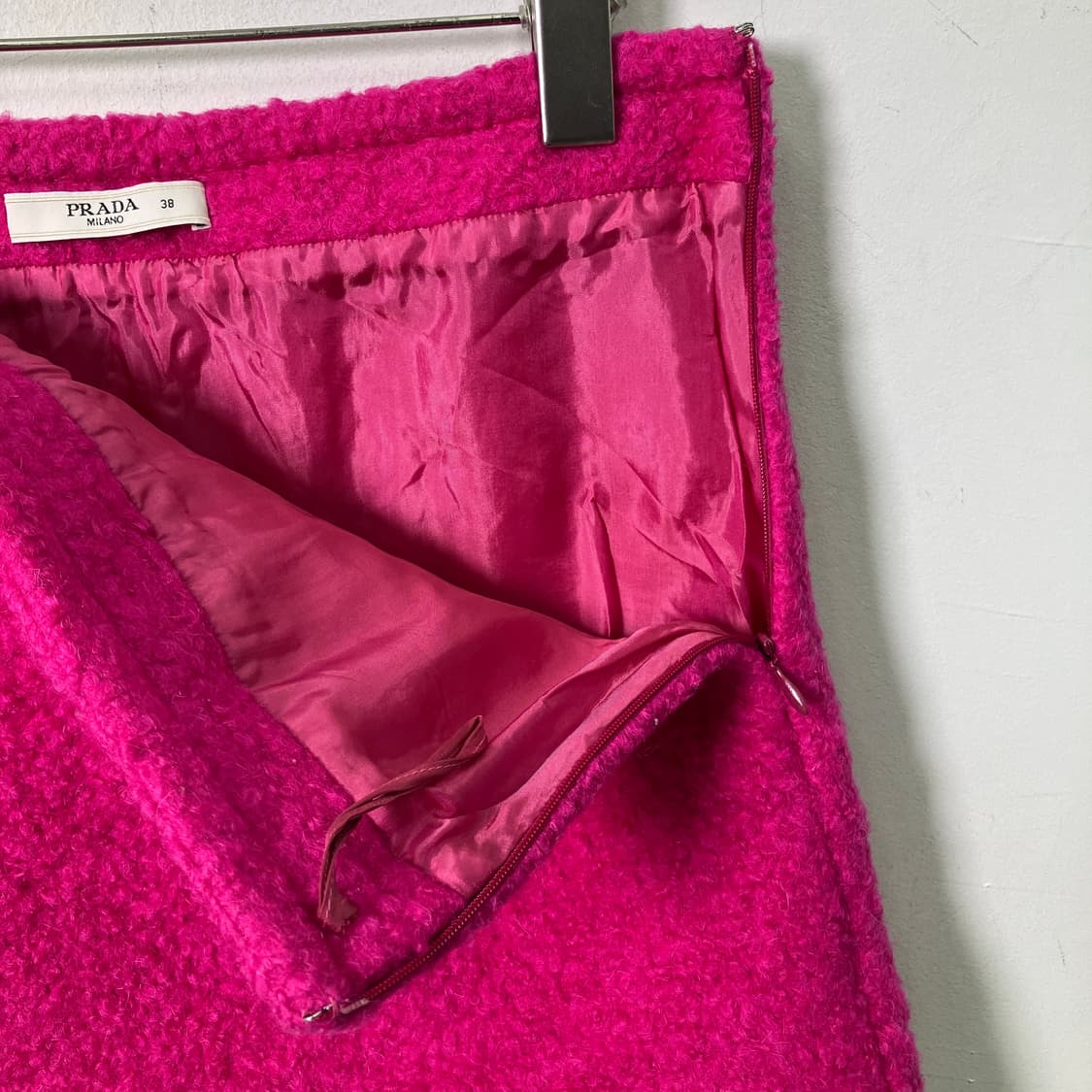 프라다 핑크 부클레 미니스커트 38 상품이미지5