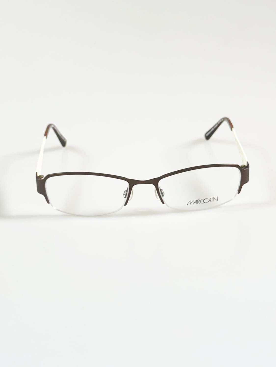 독일제 MARC CAIN 반무테 스퀘어 빈티지 안경 상품이미지2