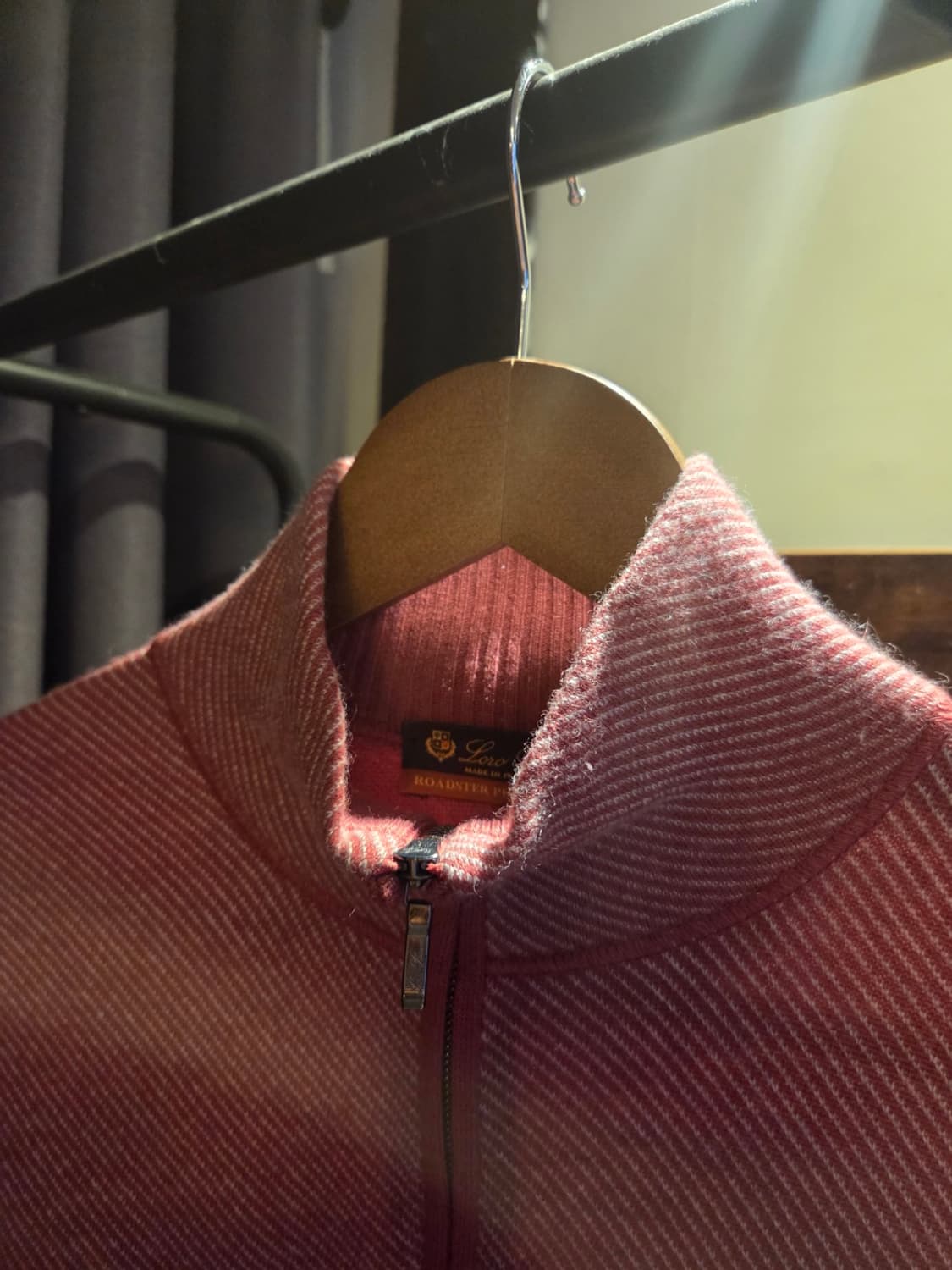 로로피아나 실크/캐시미어 짚업니트 상품이미지7