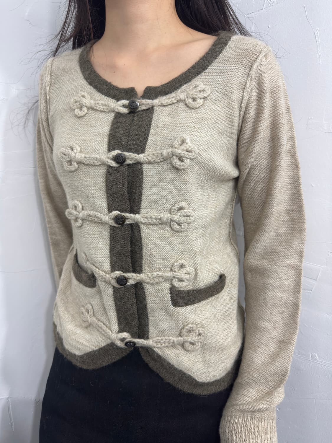 discoat oriental design cardigan 상품이미지2