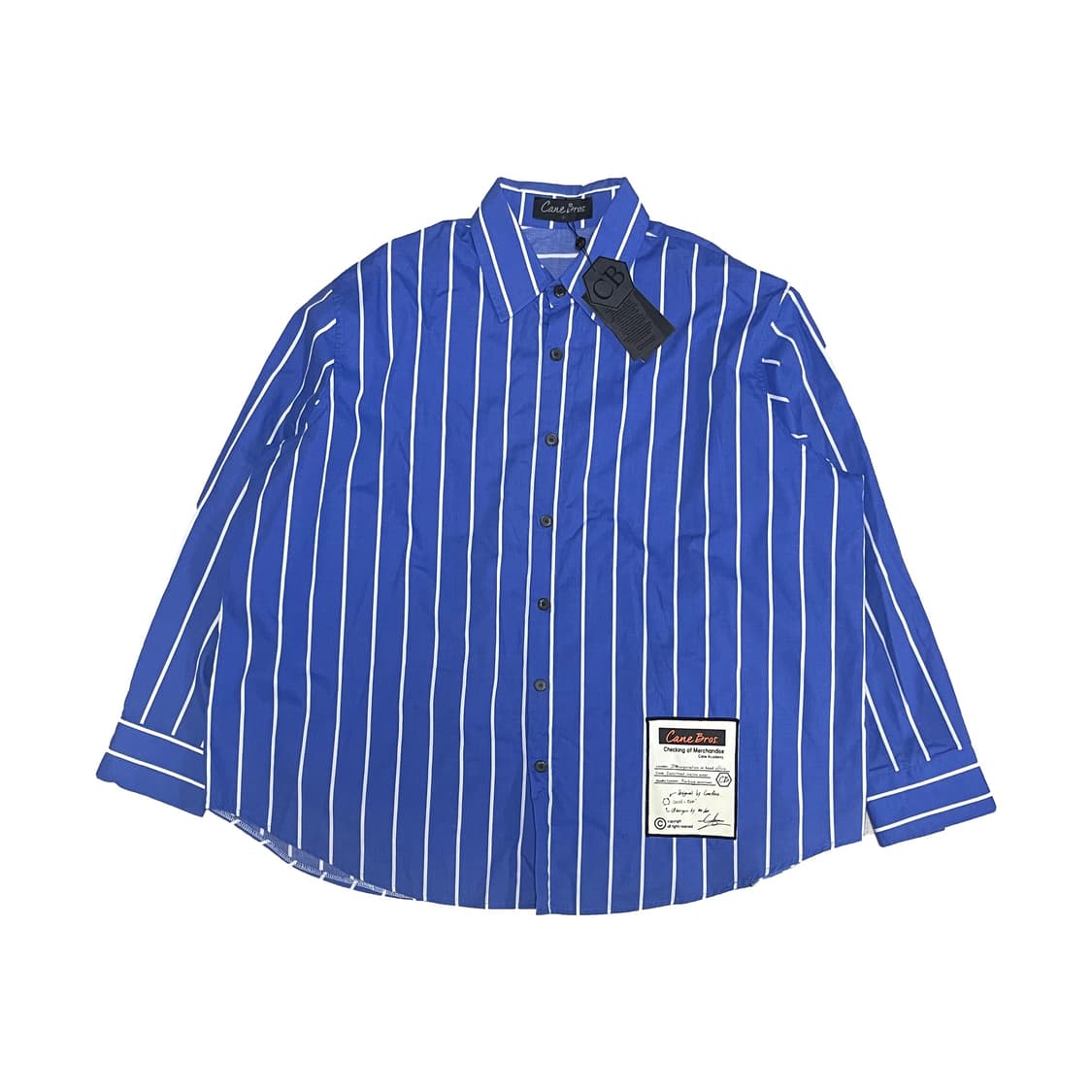 카네브로스 스트라이프 오버핏 셔츠 상품이미지1