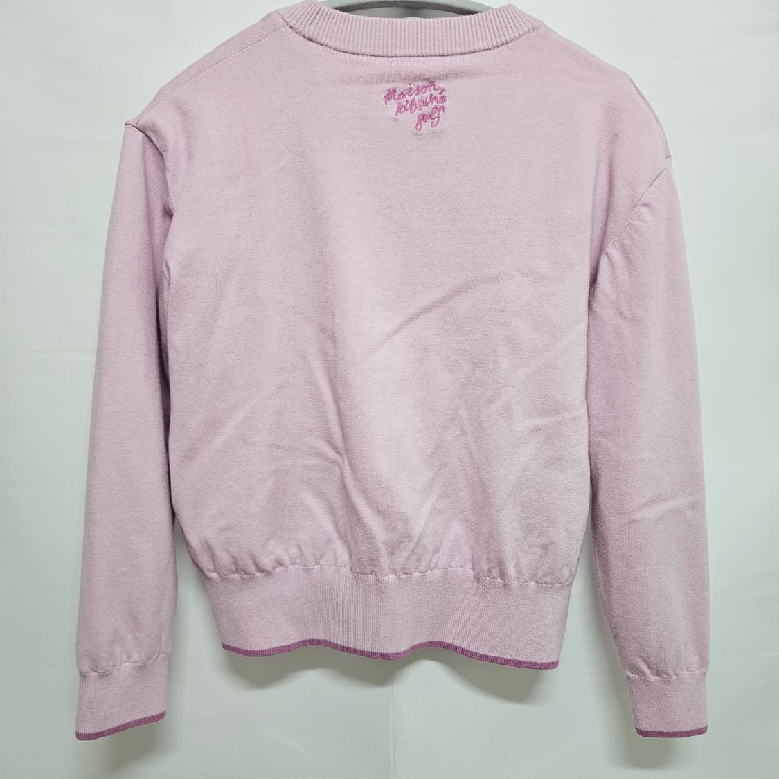 S 메종키츠네 골프 베이비핑크 니트 상품이미지6