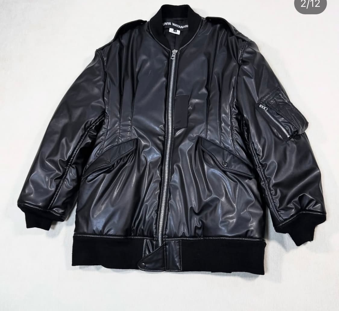 Junya watanabe Puffy Faux Leather Black  상품이미지2