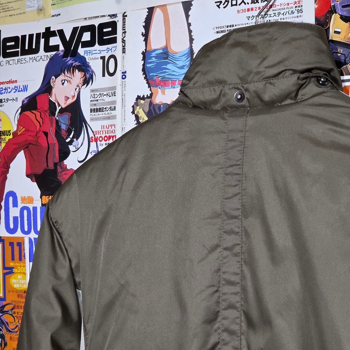 JPN 00'S 아디다스 올드스쿨 카키 패딩 점퍼 상품이미지6