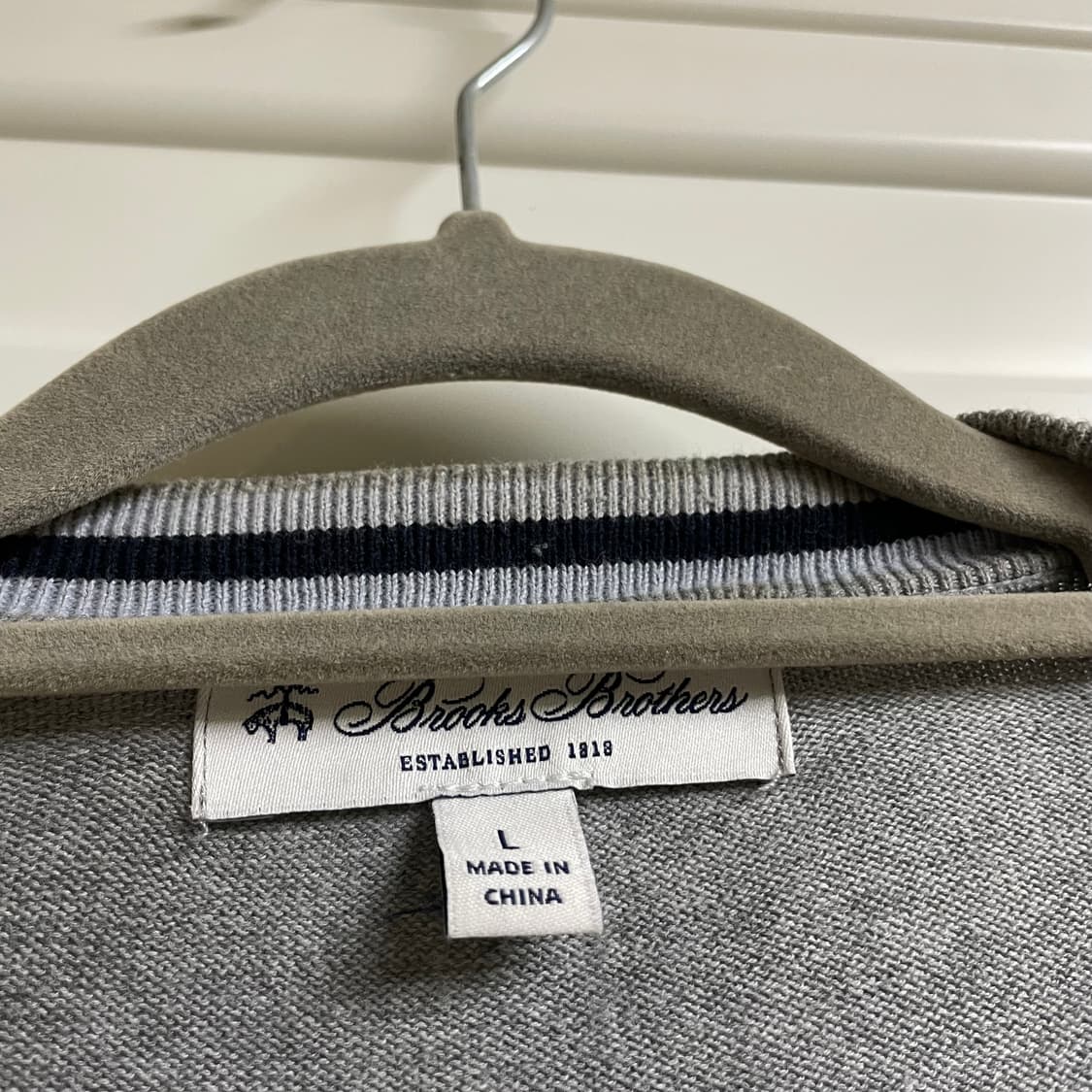 브룩스 브라더스 그레이 가디건 상품이미지2