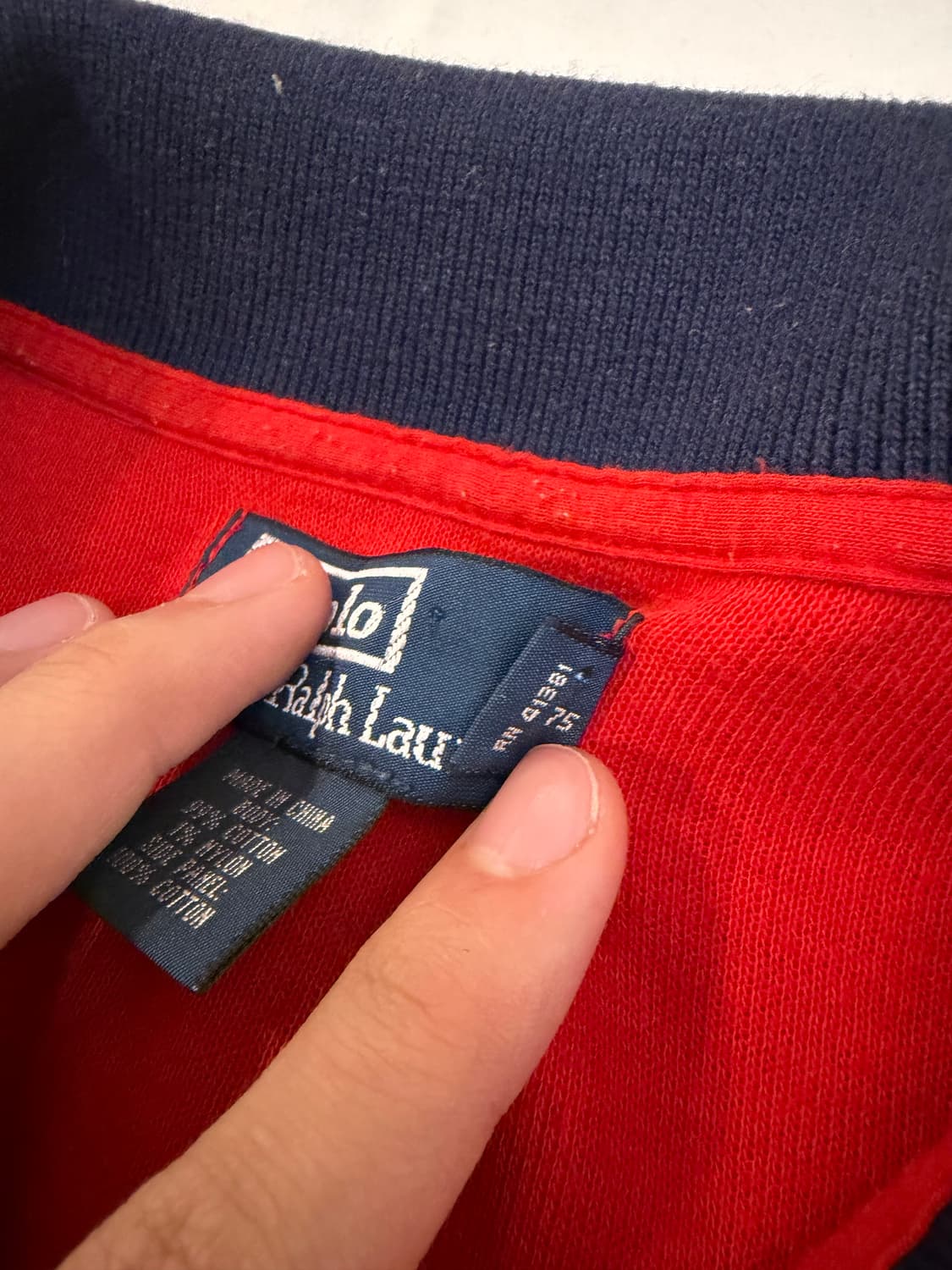 폴로 랄프로렌 빅포니 치프키프 코튼 져지 레드 상품이미지6