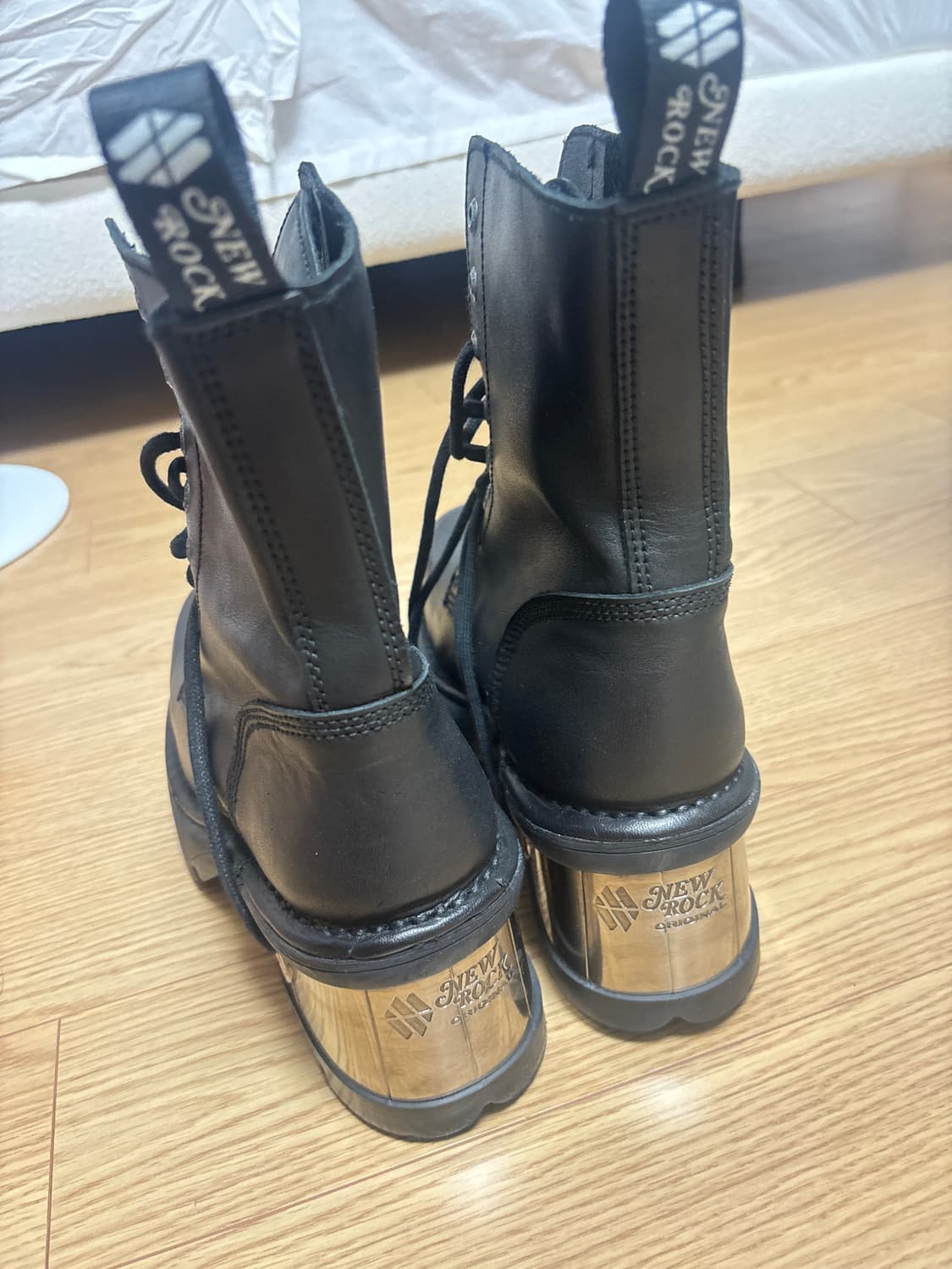 뉴락 레이스업 부츠 상품이미지4