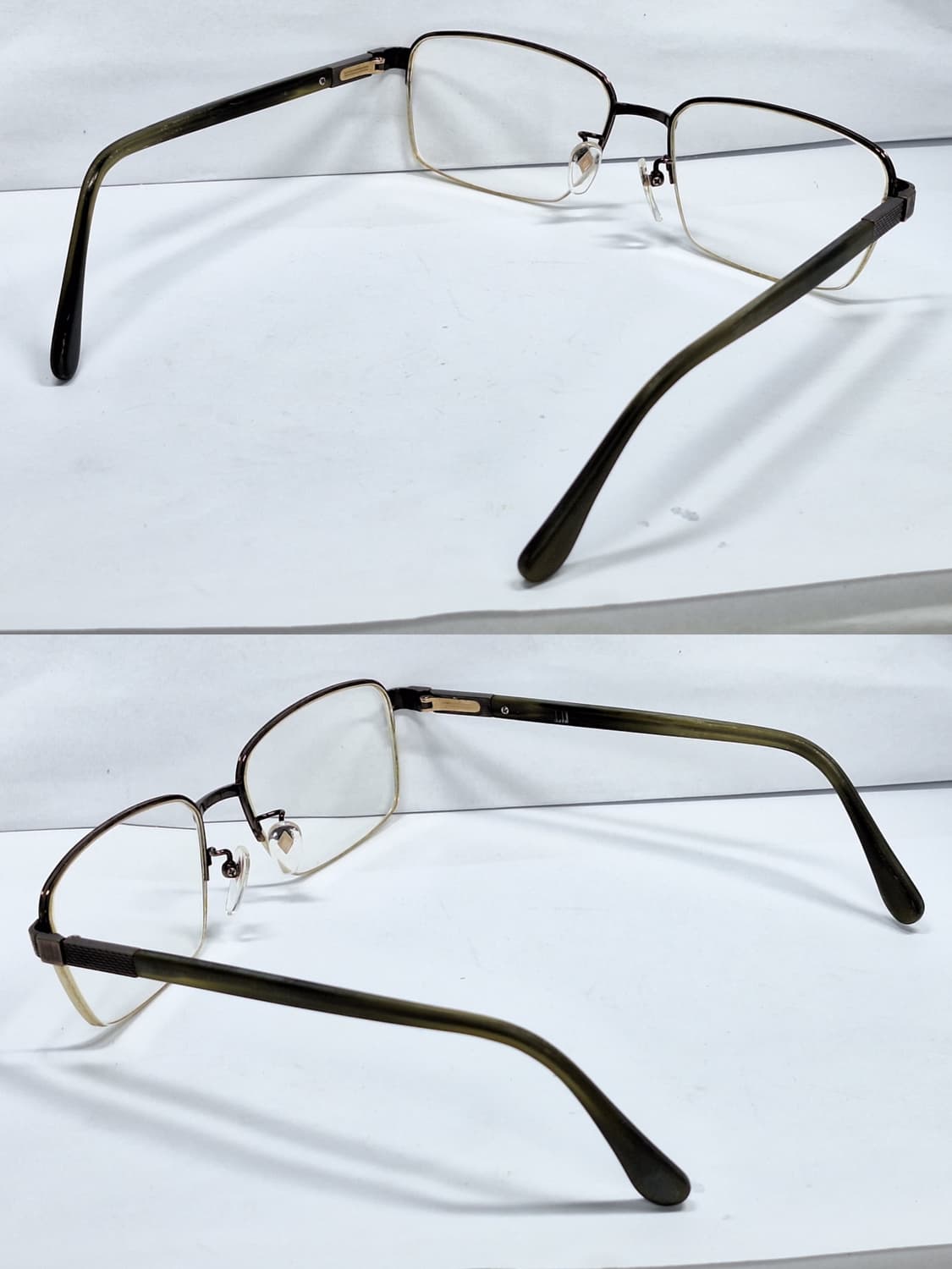 DUNHILL 던힐 VDH110J 티타늄 프리미엄 반무테 안경테 안경 상품이미지9