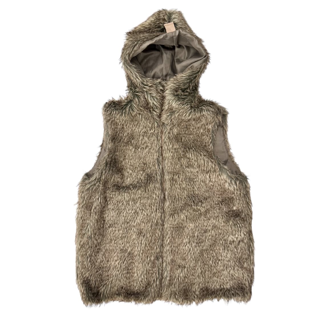 COMME CA ISM 꼼사이즘 퍼 후드 베스트 상품이미지1