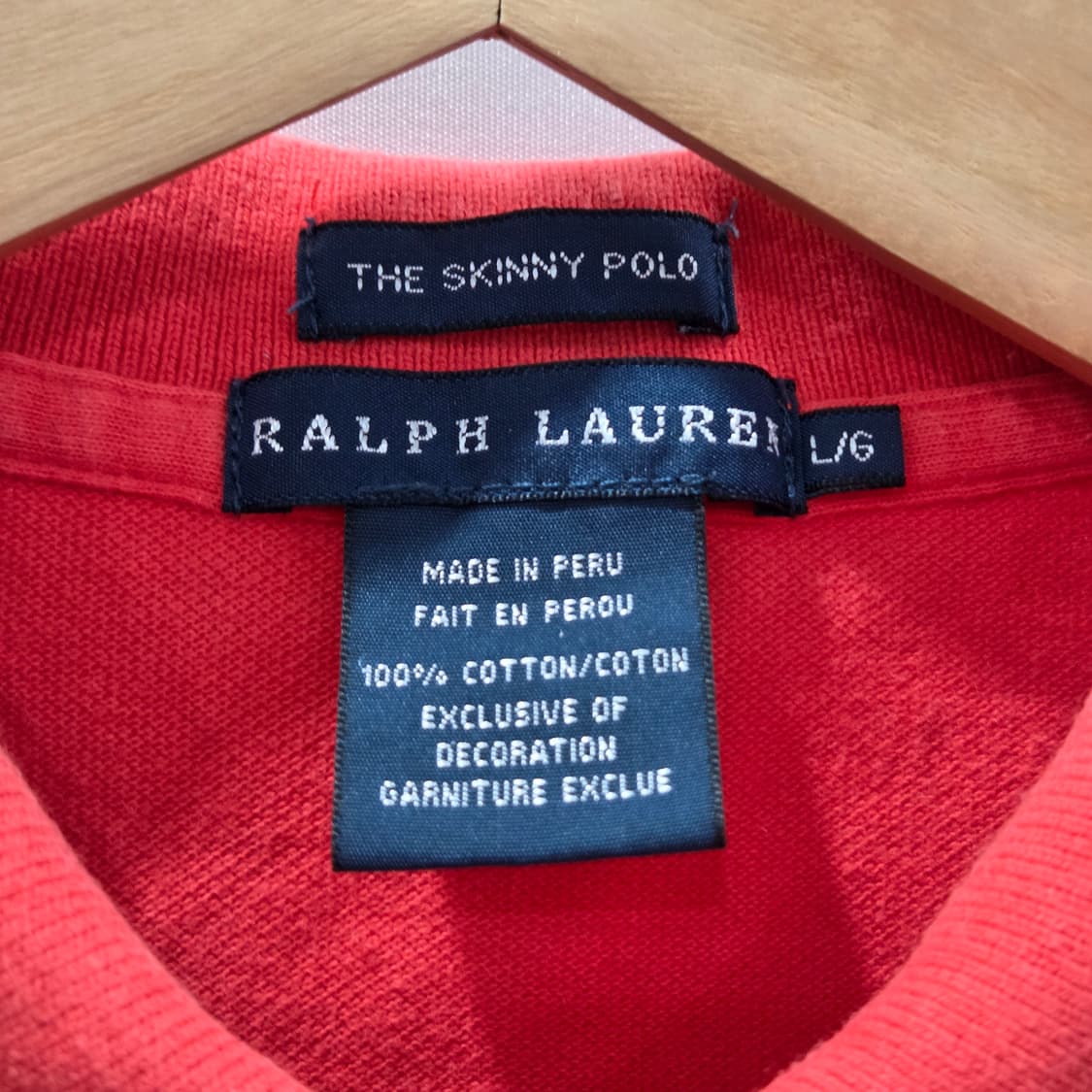 폴로랄프로렌 우먼 피케 카라티 L 상품이미지3