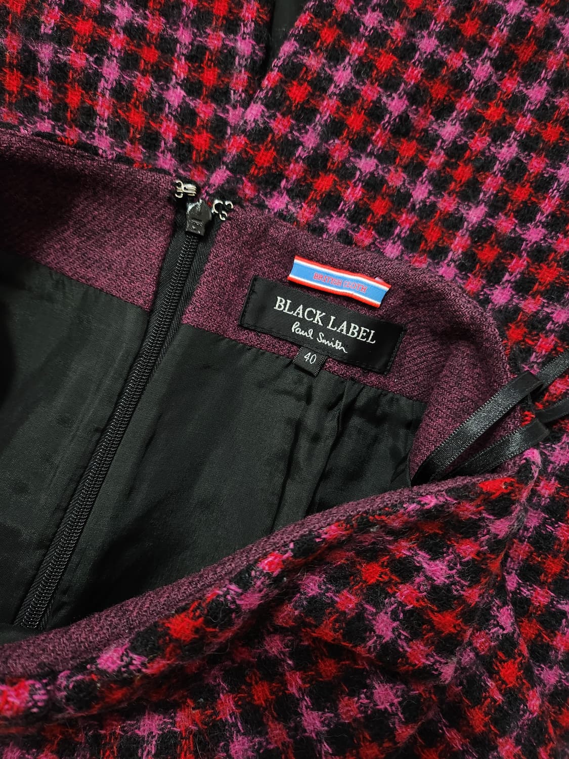 폴스미스 트위드 체크 스커트 상품이미지3