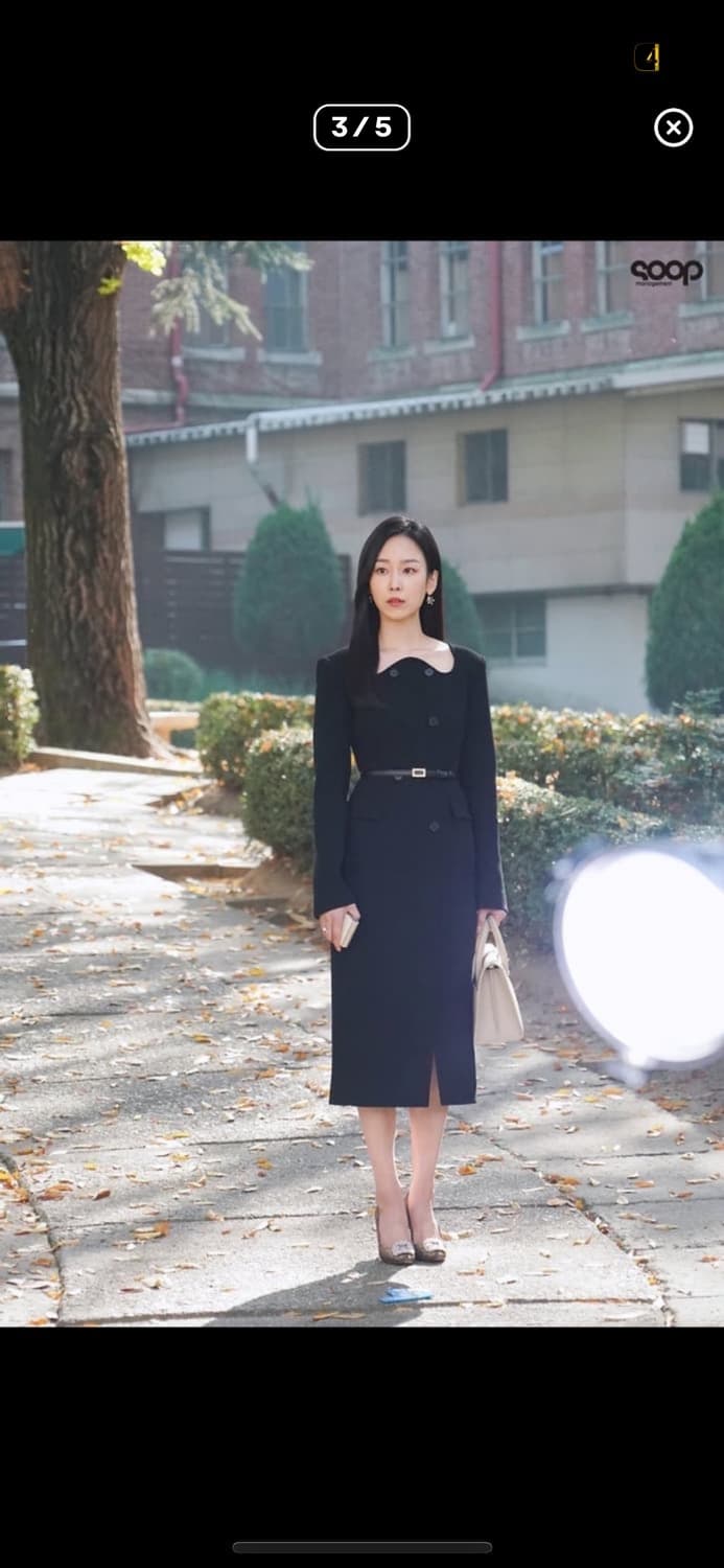 렉토 시그니처 넥 드레스 원피스 M 상품이미지3