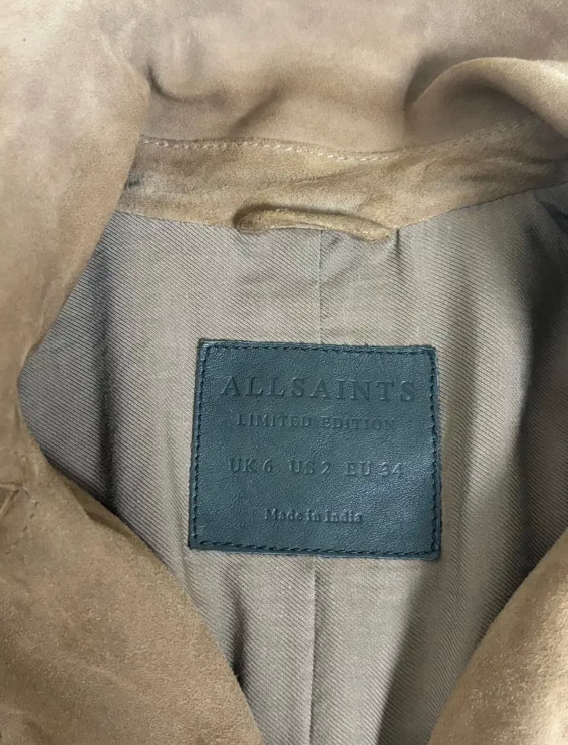 Allsaints/ 올세인츠 / 스웨이드자켓 /55사이즈 /가죽자켓 상품이미지6