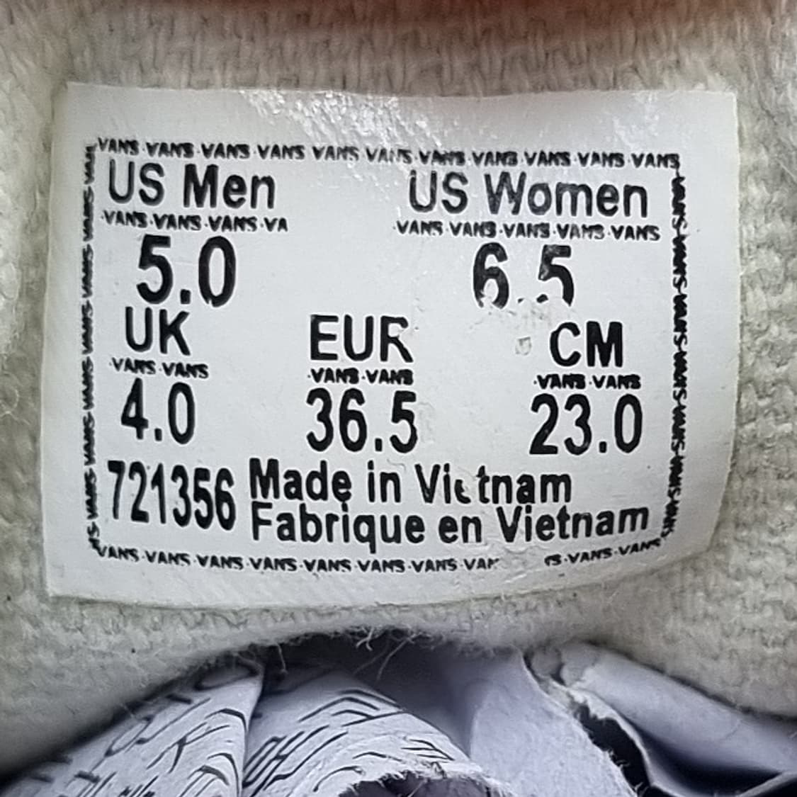 반스 어센틱 여성스니커즈230 상품이미지6